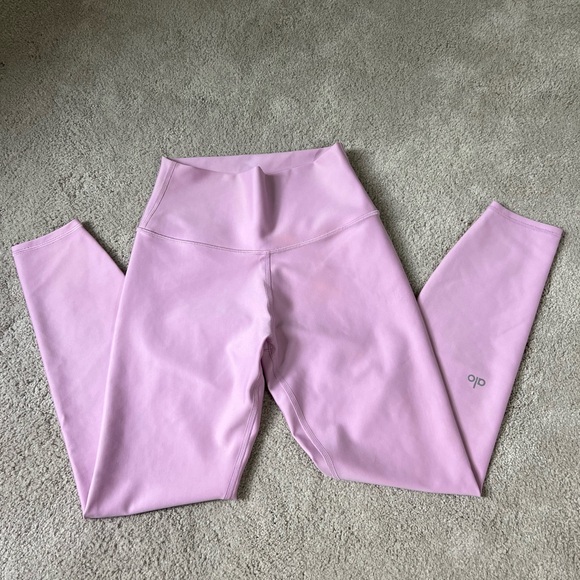 ALO Yoga Pink Leggings - Picture 1 of 2